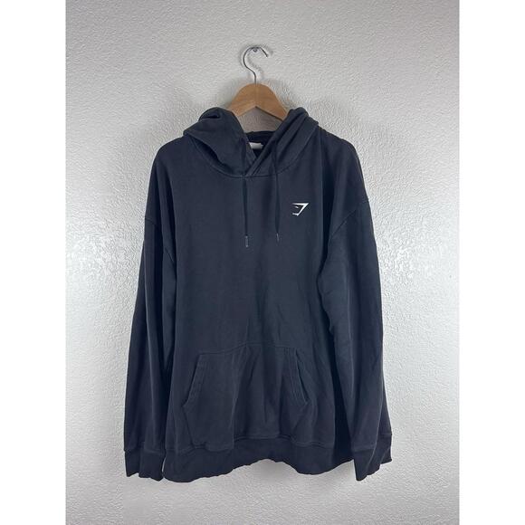 Gymshark Other - Gymshark Men's Size Large Black Athletic Long Sleeve Pullover Hoodie